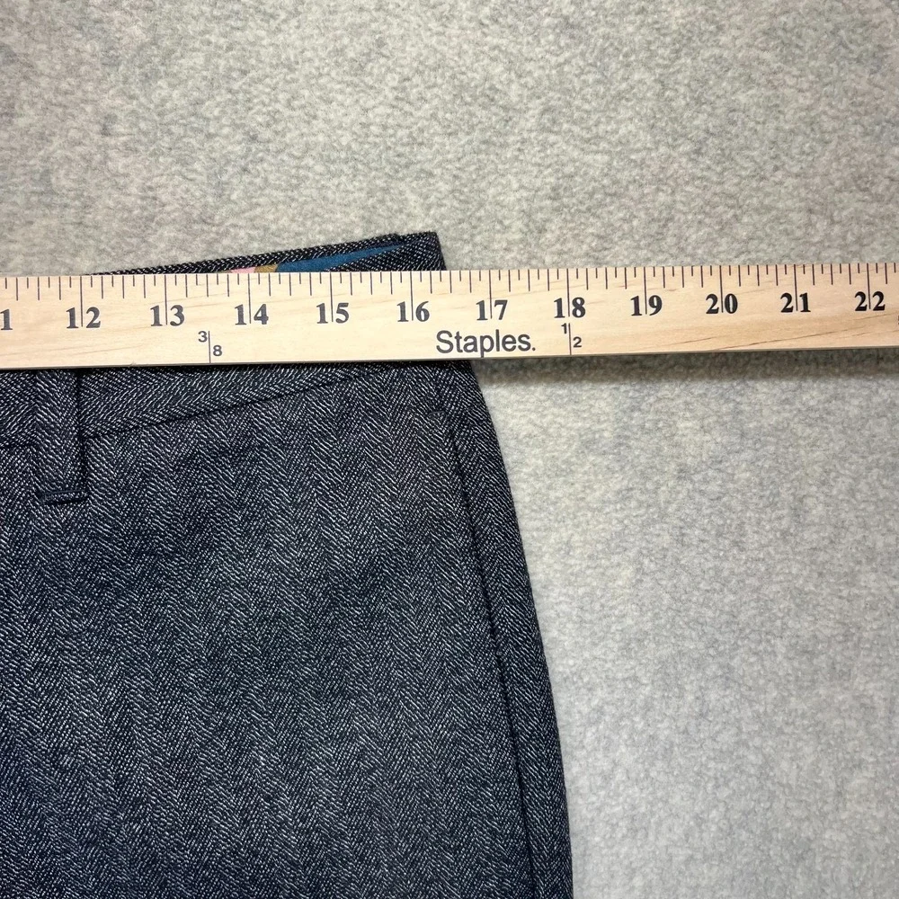 Ted Baker London Mens Western Dress Pants Gray Slim Wool Blend Slash Pockets 32R - Picture 11 of 12